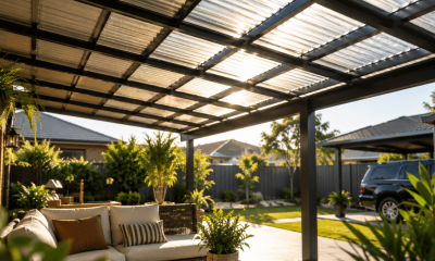Laserlite polycarbonate roofing Melbourne