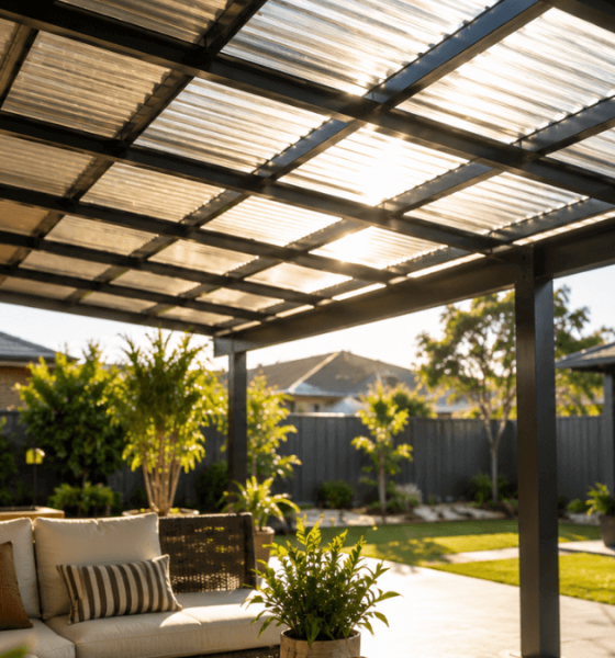 Laserlite polycarbonate roofing Melbourne