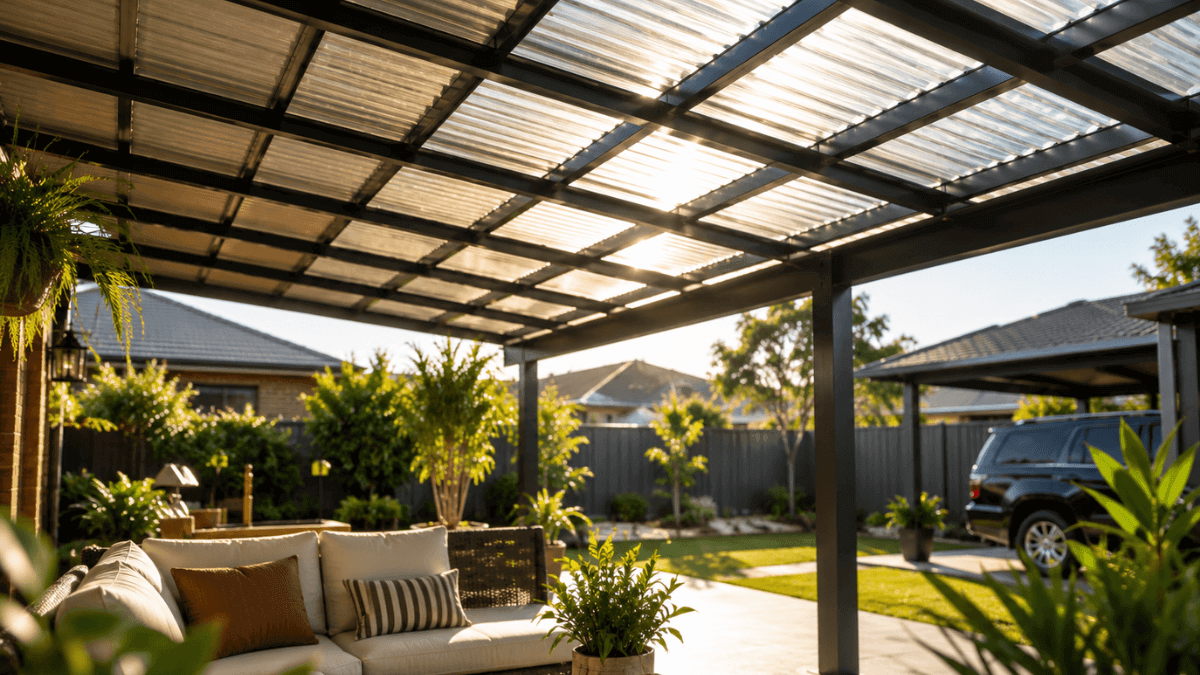 Laserlite polycarbonate roofing Melbourne